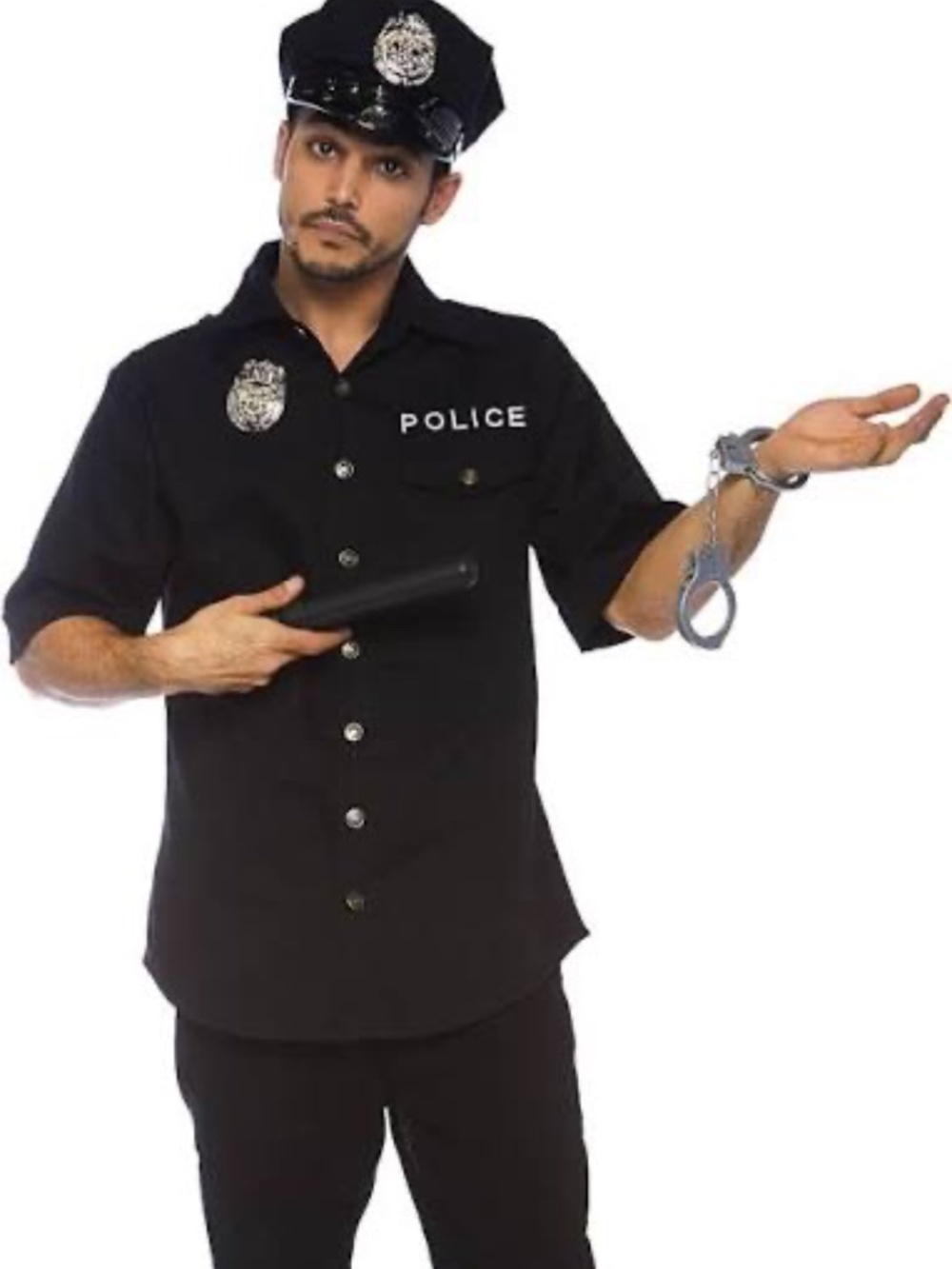Men's Cuff Em' Cop Police Costume (3-Piece)